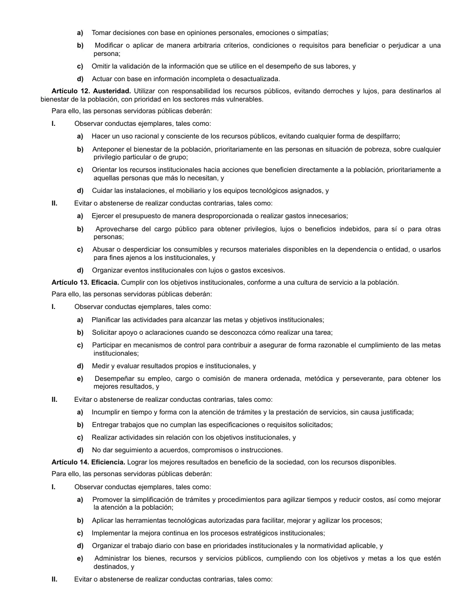 Página 7 de Código de Ética e Integridad para un Buen Gobierno