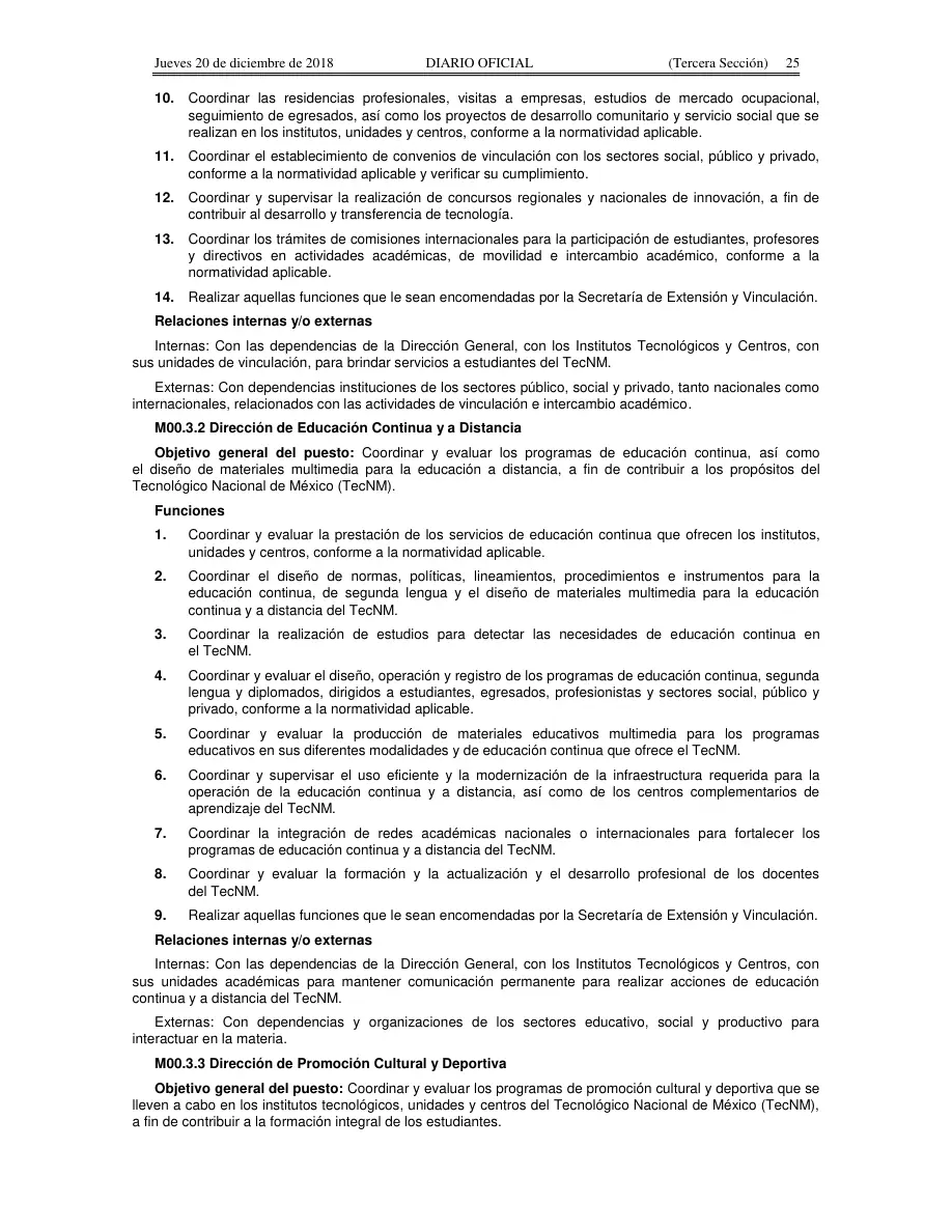 Página 25 de Manual de Organización General del TecNM