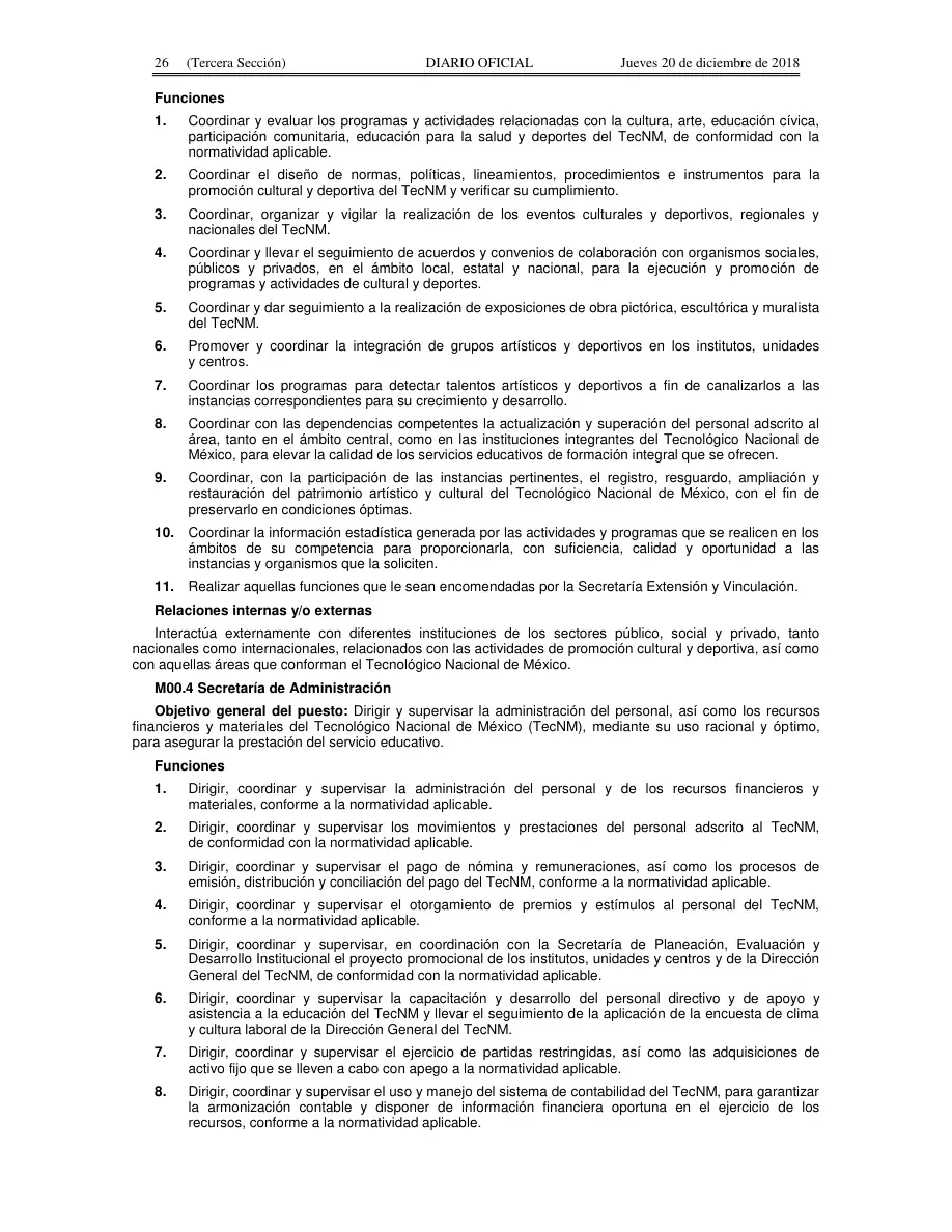 Página 26 de Manual de Organización General del TecNM