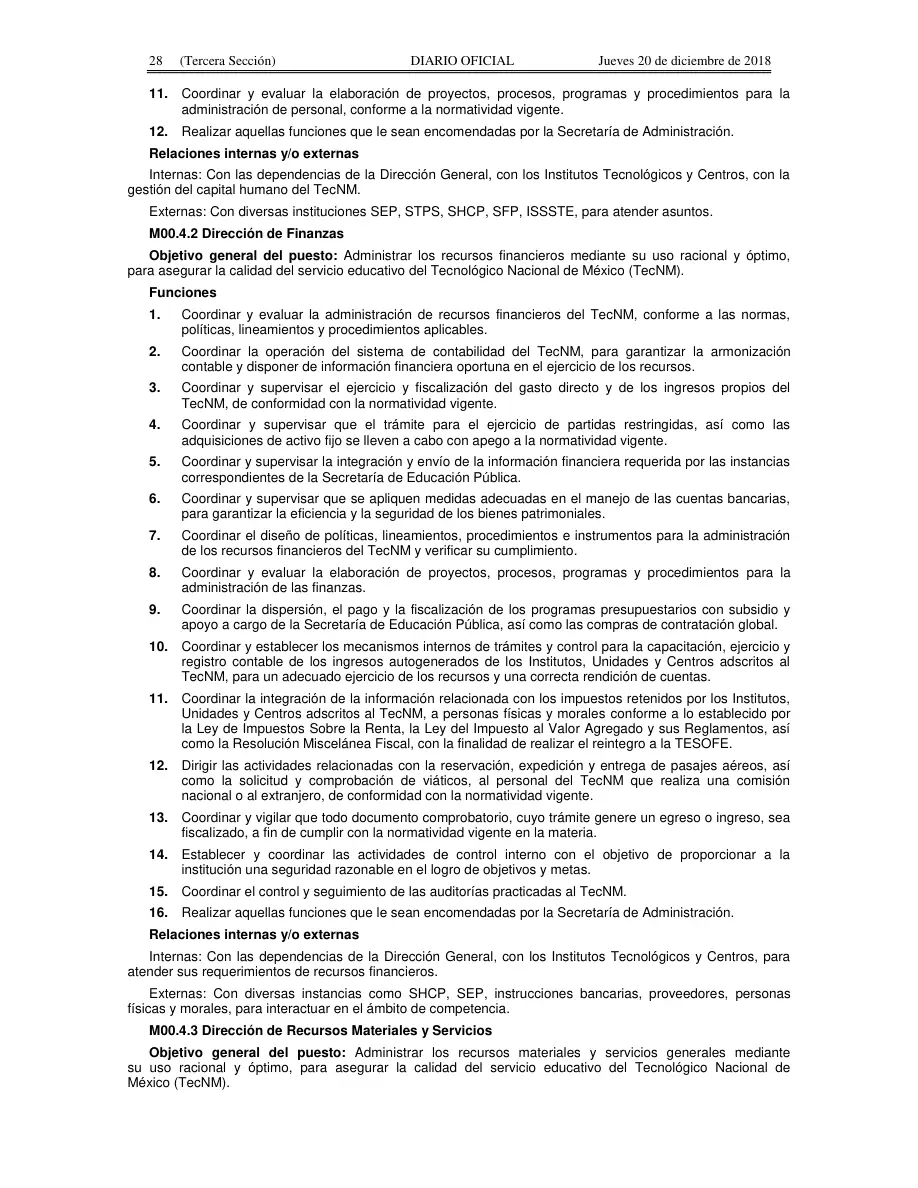 Página 28 de Manual de Organización General del TecNM