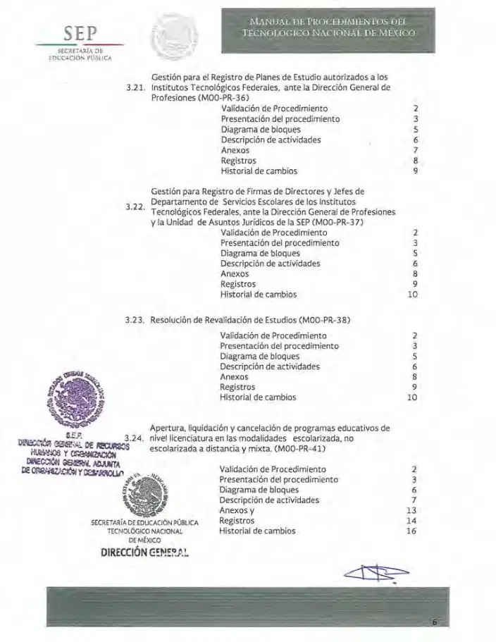 Página 10 de Manual de Procedimientos del TecNM