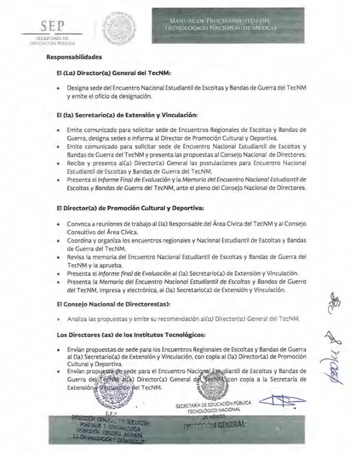 Página 101 de Manual de Procedimientos del TecNM