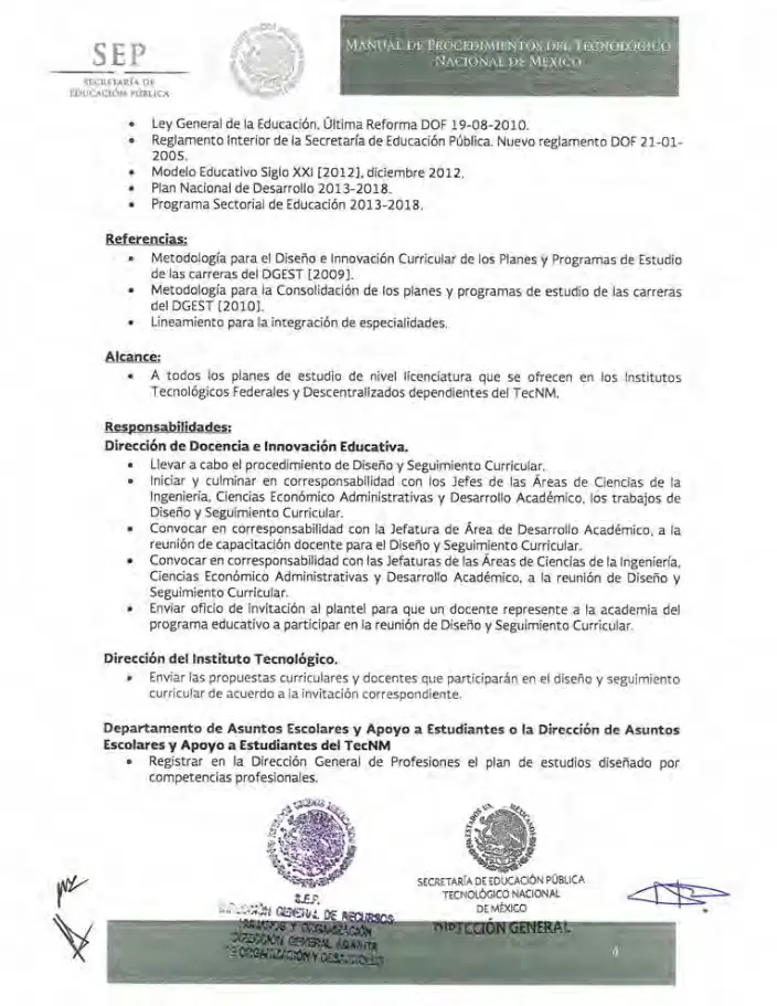 Página 17 de Manual de Procedimientos del TecNM