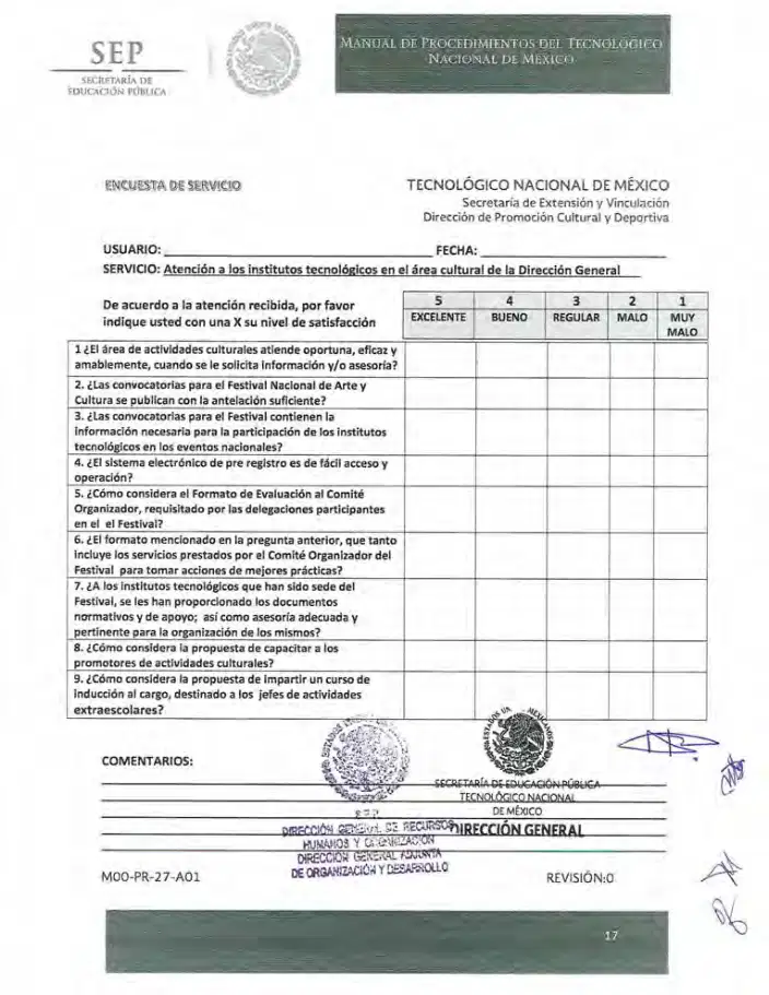 Página 200 de Manual de Procedimientos del TecNM