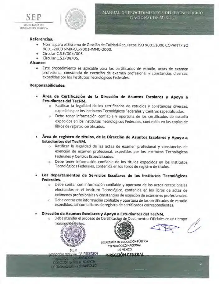 Página 206 de Manual de Procedimientos del TecNM