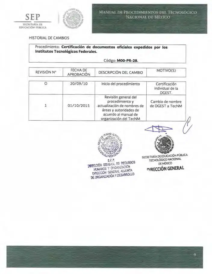 Página 211 de Manual de Procedimientos del TecNM