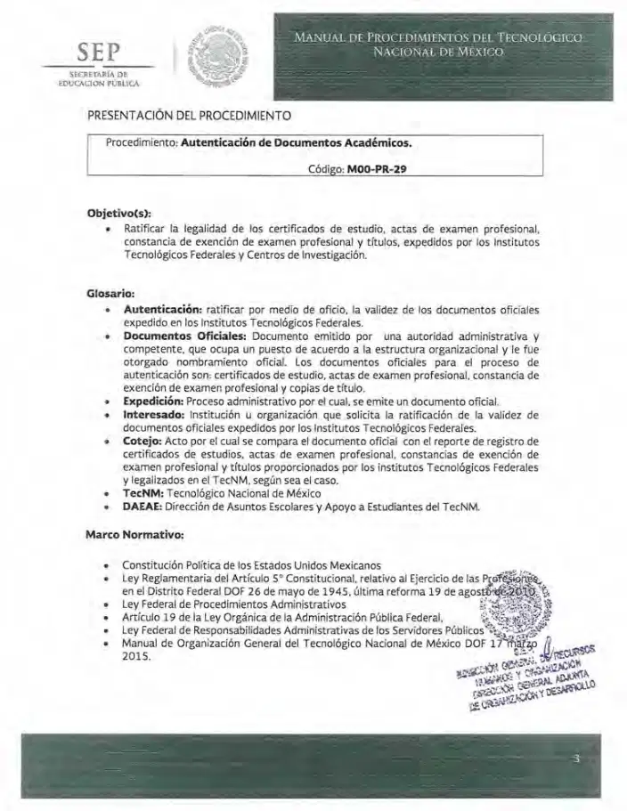 Página 217 de Manual de Procedimientos del TecNM