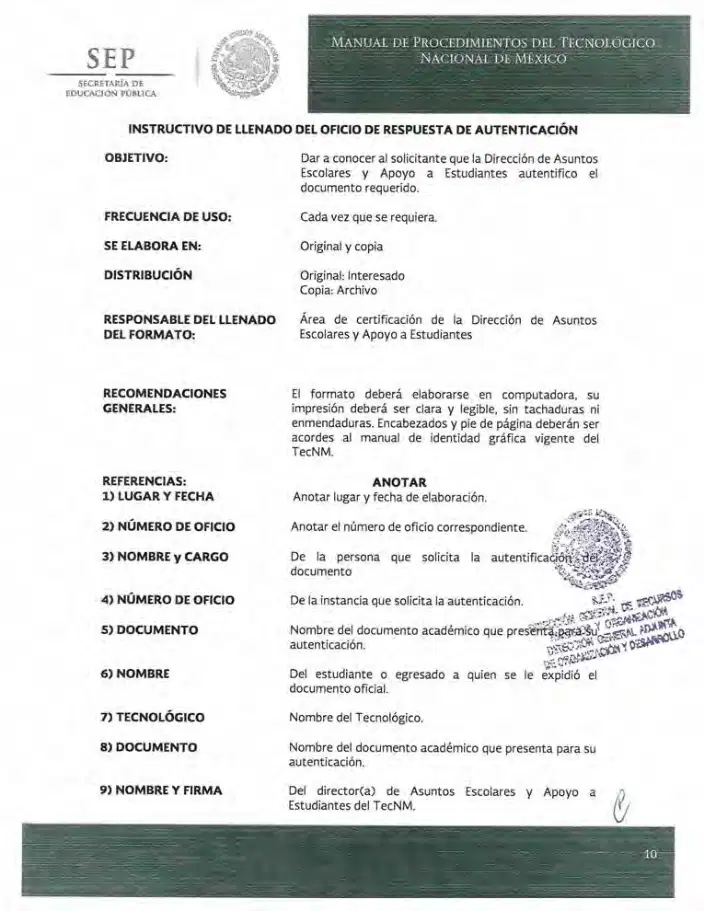 Página 224 de Manual de Procedimientos del TecNM