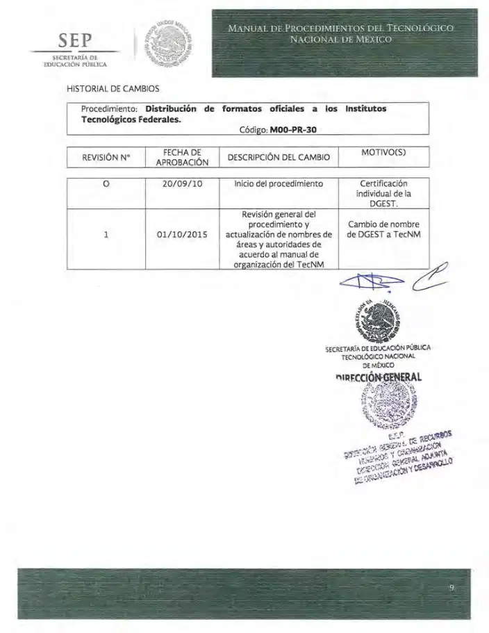 Página 235 de Manual de Procedimientos del TecNM
