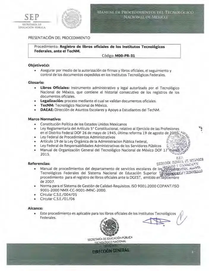 Página 241 de Manual de Procedimientos del TecNM