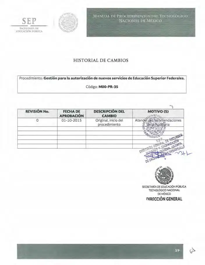 Página 275 de Manual de Procedimientos del TecNM