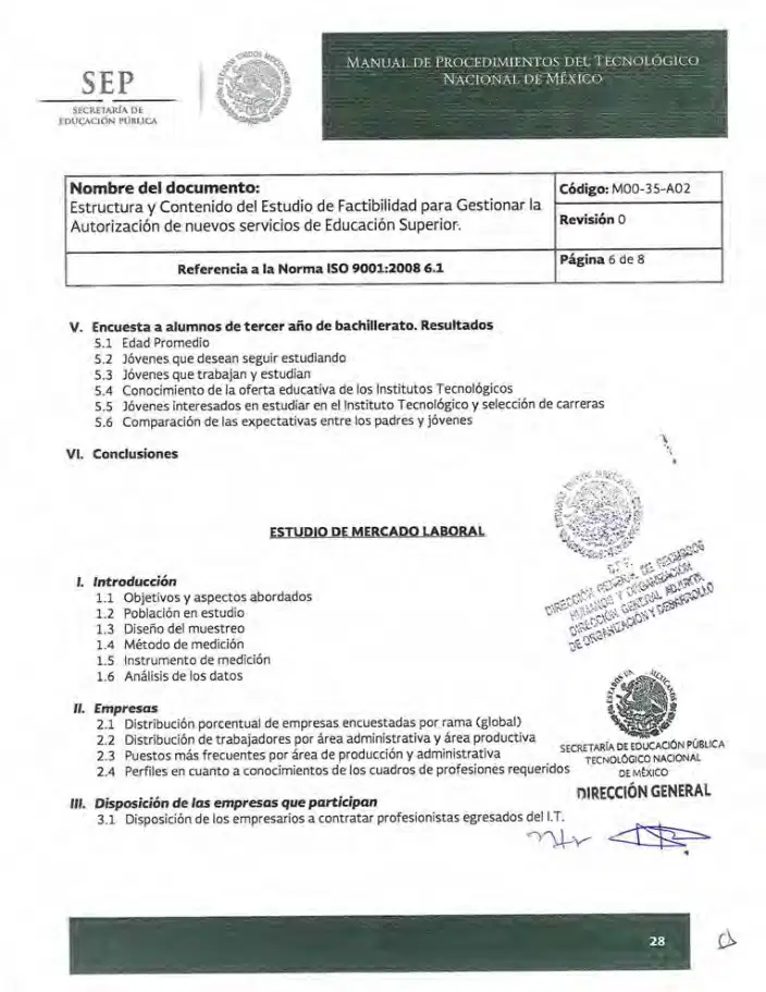 Página 284 de Manual de Procedimientos del TecNM