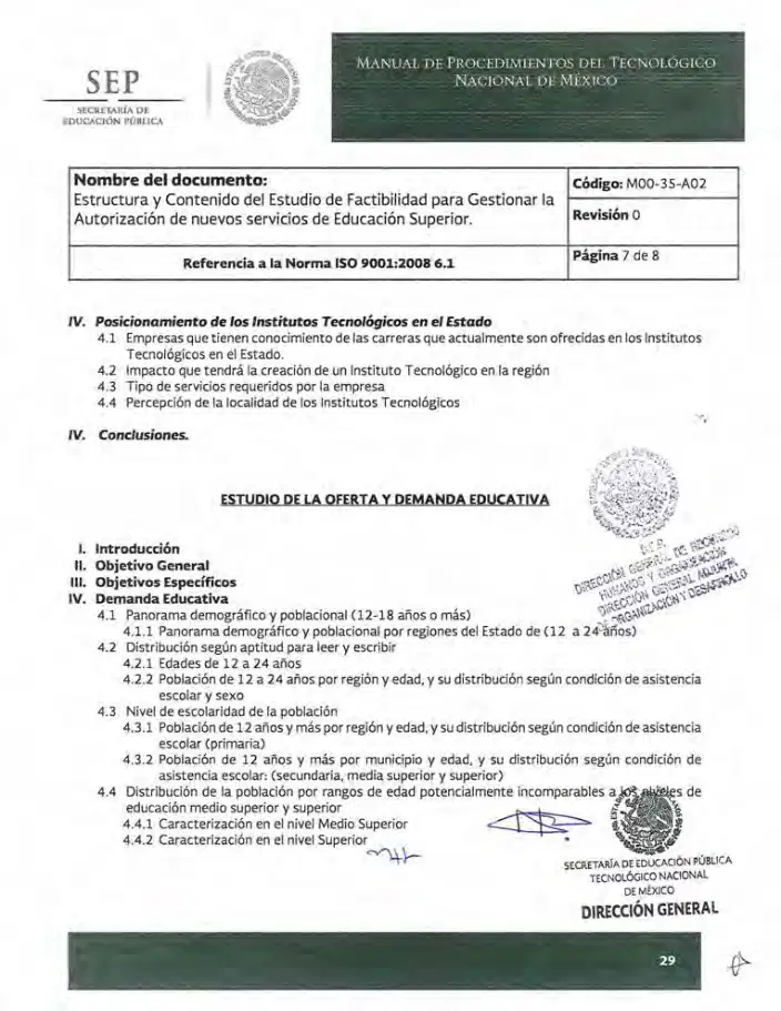 Página 285 de Manual de Procedimientos del TecNM