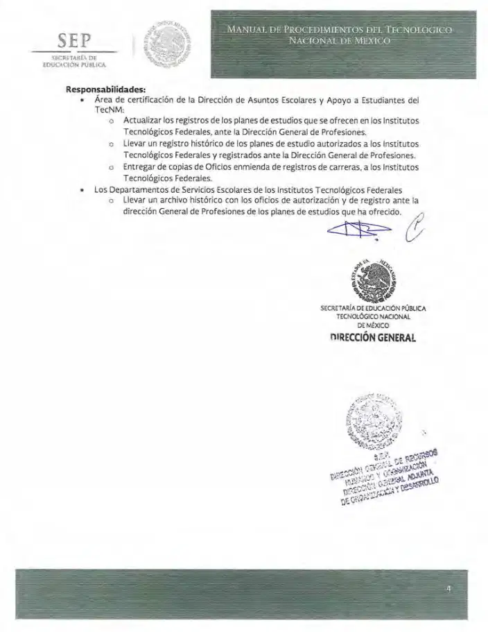 Página 290 de Manual de Procedimientos del TecNM