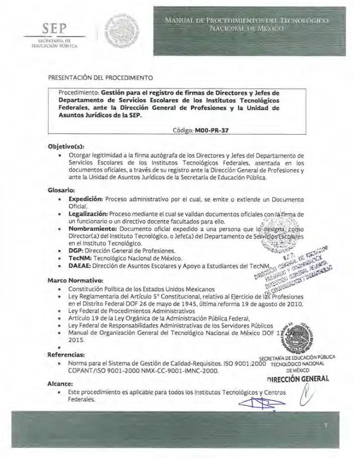 Página 302 de Manual de Procedimientos del TecNM