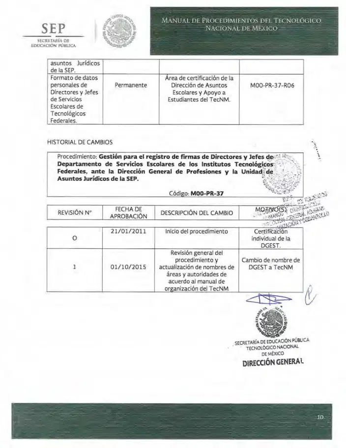 Página 309 de Manual de Procedimientos del TecNM