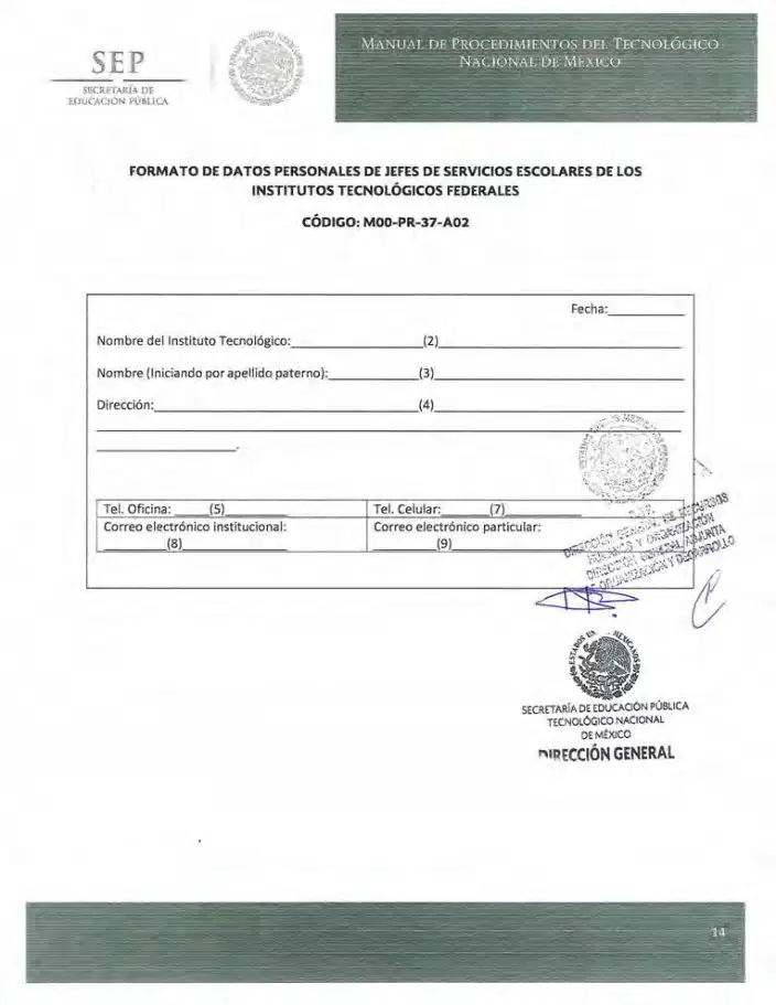 Página 313 de Manual de Procedimientos del TecNM