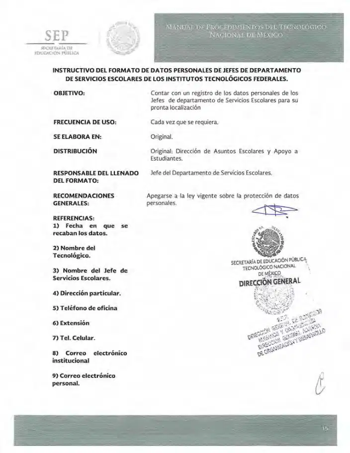 Página 314 de Manual de Procedimientos del TecNM
