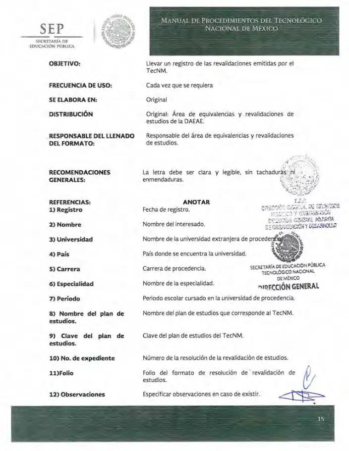 Página 329 de Manual de Procedimientos del TecNM