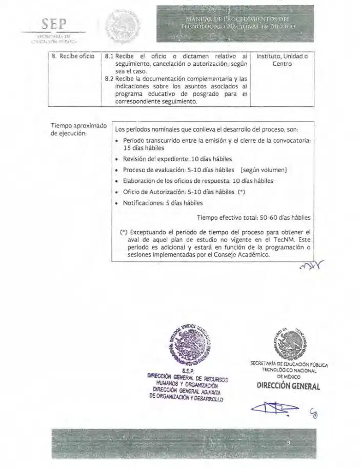 Página 33 de Manual de Procedimientos del TecNM