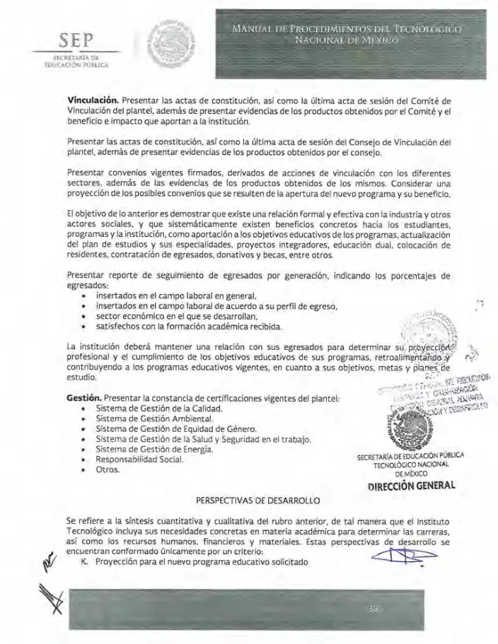 Página 365 de Manual de Procedimientos del TecNM