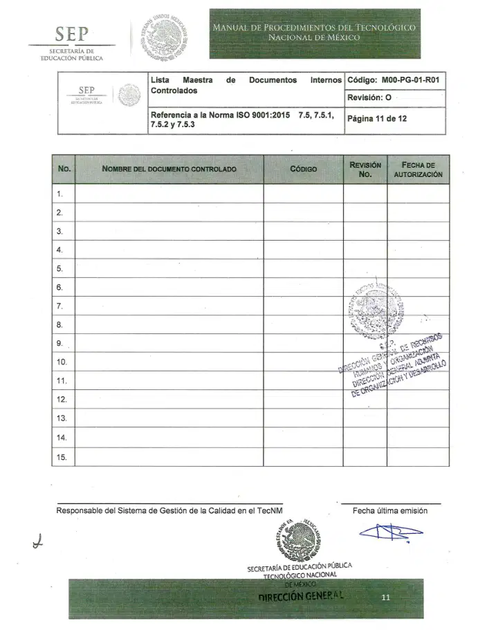 Página 377 de Manual de Procedimientos del TecNM
