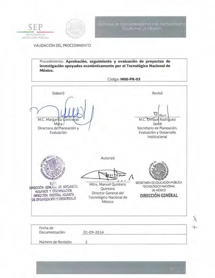 Página 38 de Manual de Procedimientos del TecNM