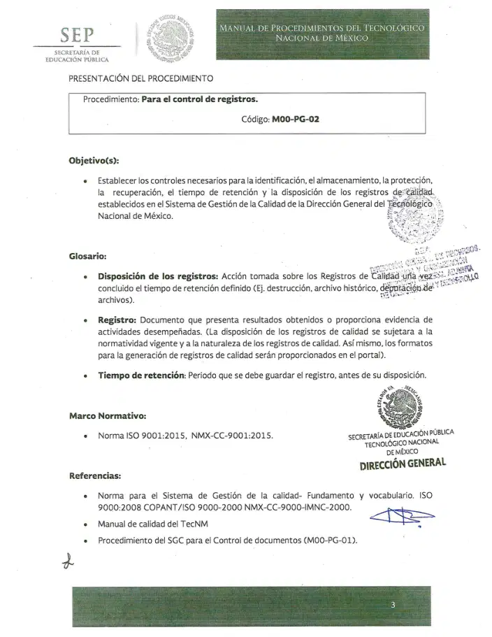 Página 381 de Manual de Procedimientos del TecNM