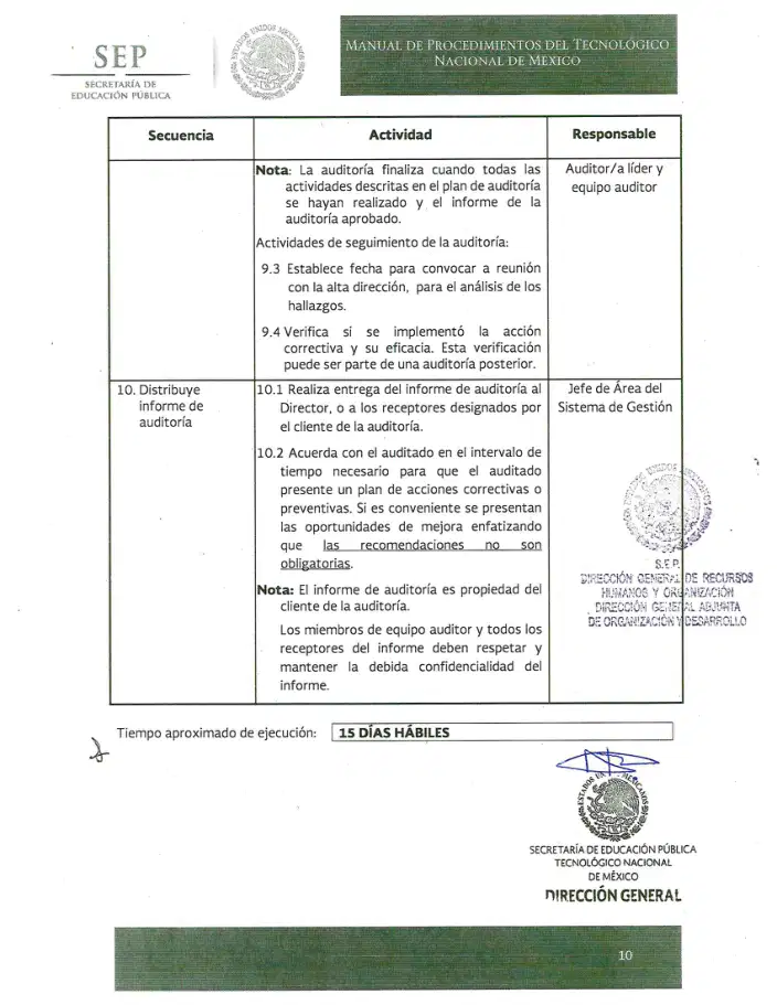Página 399 de Manual de Procedimientos del TecNM