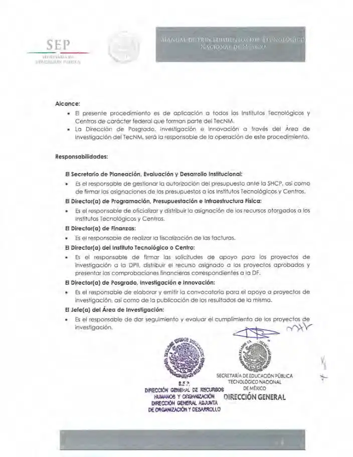 Página 40 de Manual de Procedimientos del TecNM