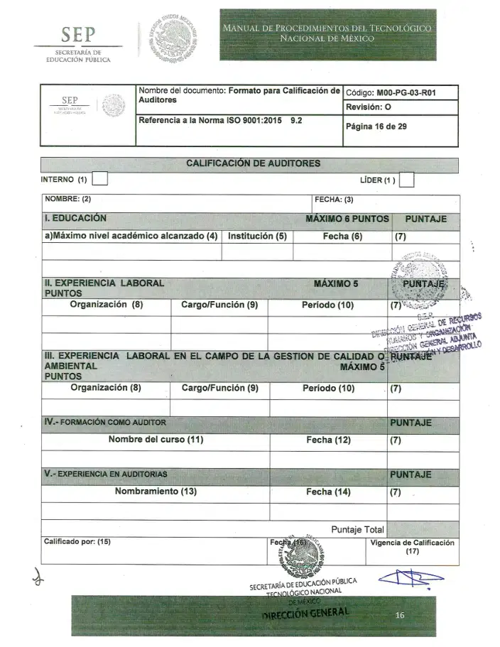 Página 405 de Manual de Procedimientos del TecNM