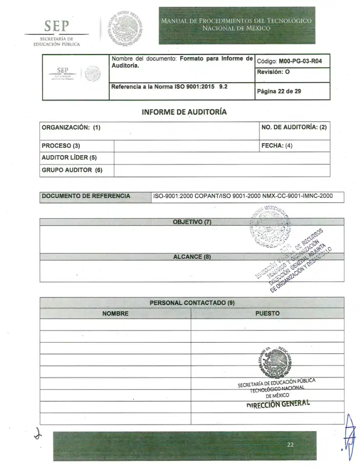 Página 411 de Manual de Procedimientos del TecNM