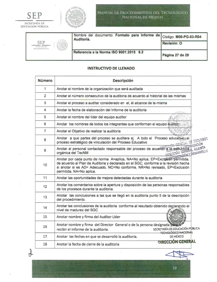 Página 416 de Manual de Procedimientos del TecNM