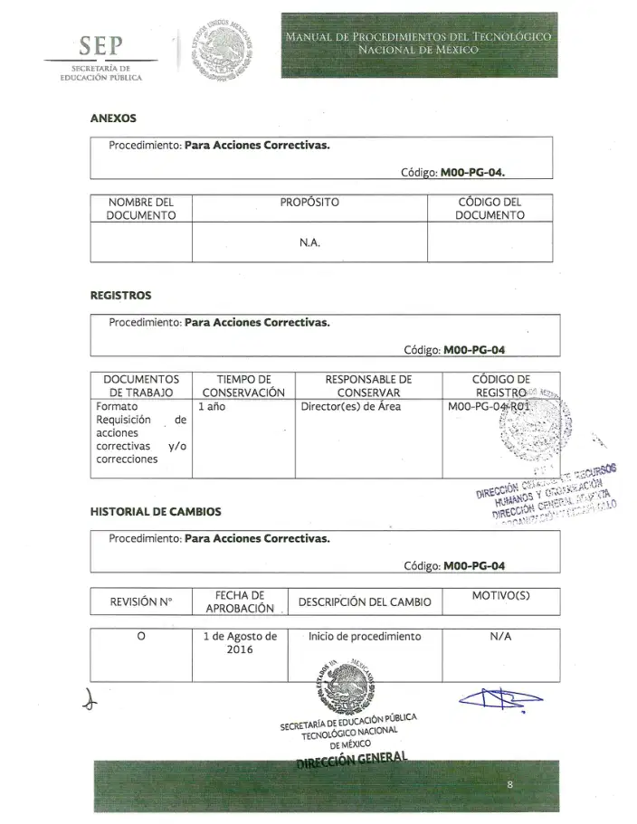Página 426 de Manual de Procedimientos del TecNM