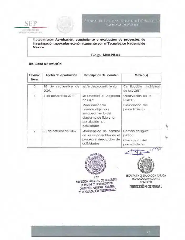 Página 47 de Manual de Procedimientos del TecNM