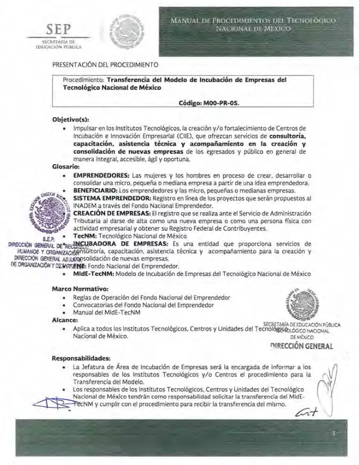 Página 61 de Manual de Procedimientos del TecNM