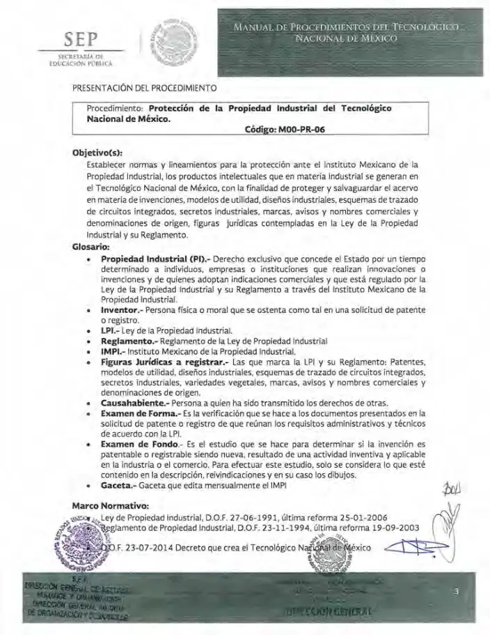 Página 72 de Manual de Procedimientos del TecNM