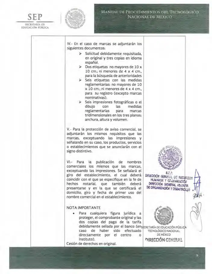Página 78 de Manual de Procedimientos del TecNM