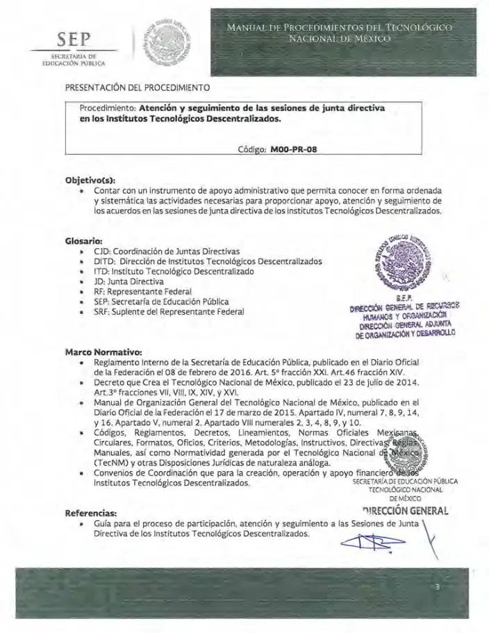 Página 85 de Manual de Procedimientos del TecNM