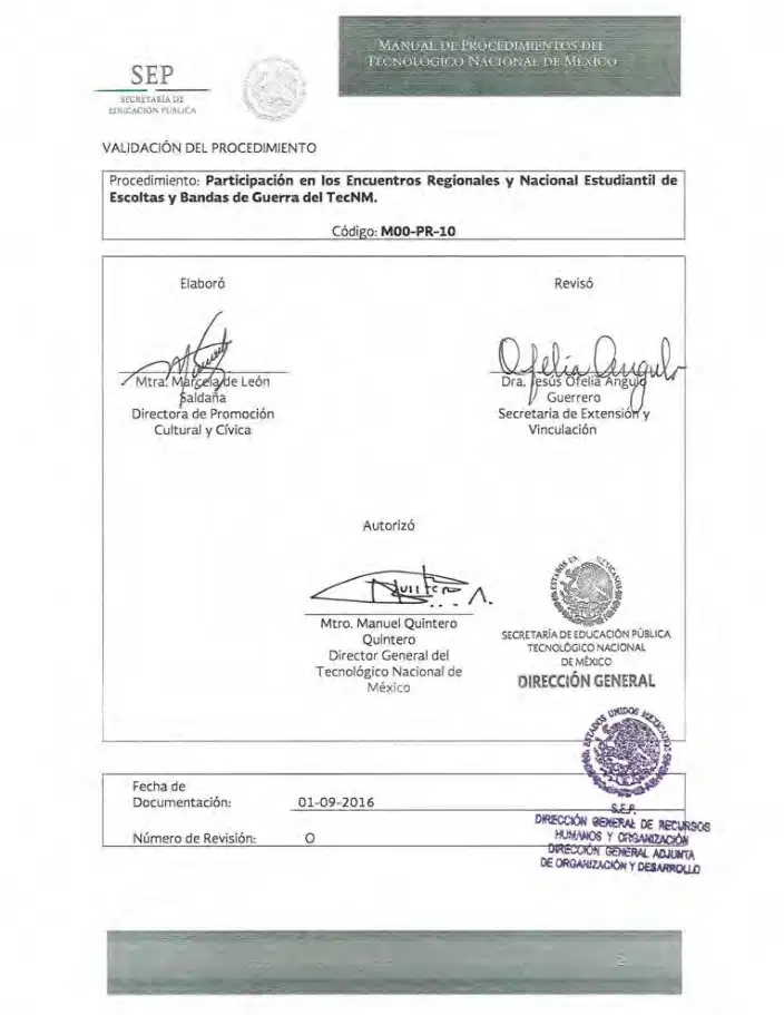 Página 98 de Manual de Procedimientos del TecNM