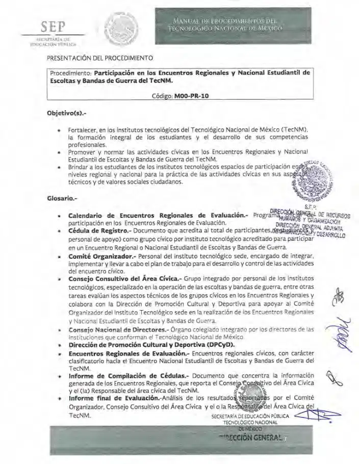 Página 99 de Manual de Procedimientos del TecNM