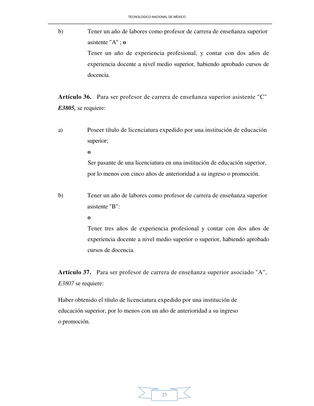 Página 23 de Reglamento Interior de Trabajo del Personal Docente