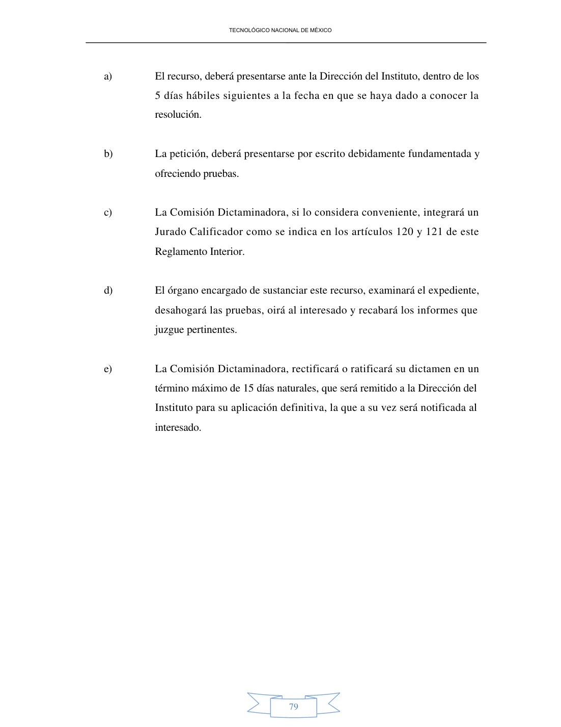 Página 79 de Reglamento Interior de Trabajo del Personal Docente